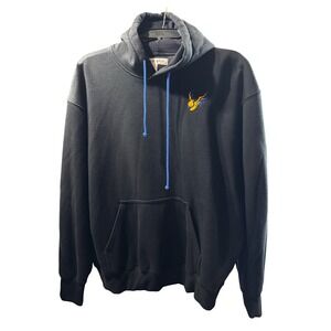 FIVE HILLS XL‎ Men's Hoodie Sweatshirt Quackity Planet Black Signed Autographed